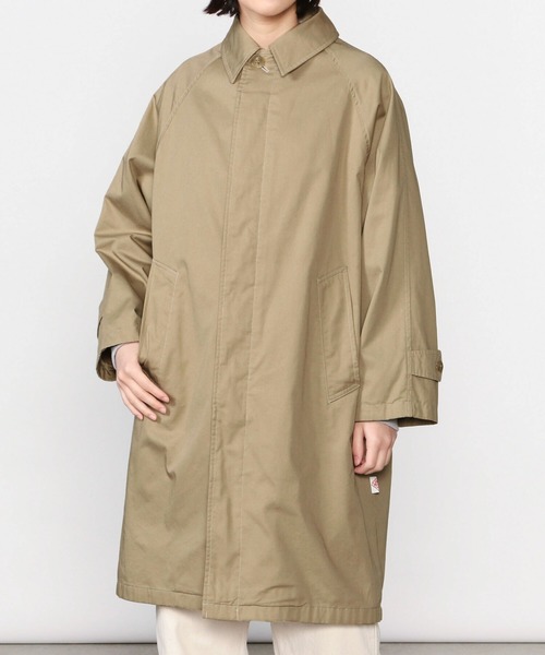 DANTON（ダントン）の「DANTON | コットンツイル ステンカラーコート WOMEN（ステンカラーコート・レディース・ベージュ/グレイッシュベージュ・36）」の11枚目の写真
