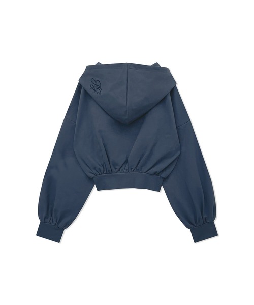 ANDGEEBEE（アンジービー）の「ショートパーカー（パーカー・レディース・ブルー/ブラック・MEDIUM）」の17枚目の写真