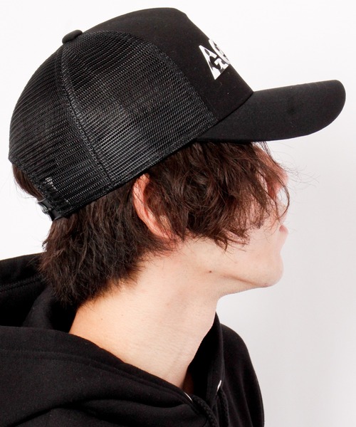 GERRY（ジェリー）の「NAKASHIMA SELECT GERRYマーブルシリコンらばーメッシュCAP（キャップ・メンズ・レッド/ブラック/ホワイト×ブラック・FREE）」の9枚目の写真