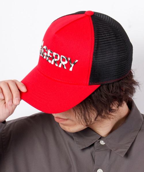 GERRY（ジェリー）の「NAKASHIMA SELECT GERRYマーブルシリコンらばーメッシュCAP（キャップ・メンズ・レッド/ブラック/ホワイト×ブラック・FREE）」の14枚目の写真