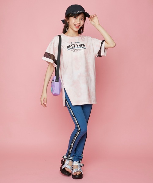 JENNI love（ジェニィラブ）の「リサイクルバックリボンキャップ（キャップ・キッズ・サックスブルー/ブラック/ラベンダー・56cm/54cm）」の4枚目の写真