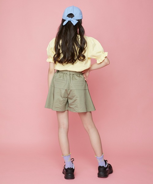 JENNI love（ジェニィラブ）の「リサイクルバックリボンキャップ（キャップ・キッズ・サックスブルー/ブラック/ラベンダー・56cm/54cm）」の7枚目の写真