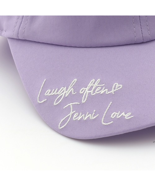 JENNI love（ジェニィラブ）の「リサイクルバックリボンキャップ（キャップ・キッズ・サックスブルー/ブラック/ラベンダー・56cm/54cm）」の16枚目の写真