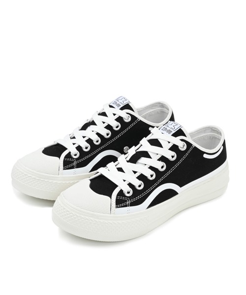 23.65（イーシプサムチョンユクオ）の「A'GEM/9 × .kom『23.65/イーシプサムチョンユクオ』VERYLIGHT WHITE/BLACK（スニーカー・レディース・ホワイト/ブラック・24cm/27cm/25）」の2枚目の写真