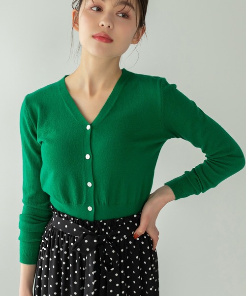 差し色カーディガン（カーディガン/ボレロ）｜Edit Sheen（エディット