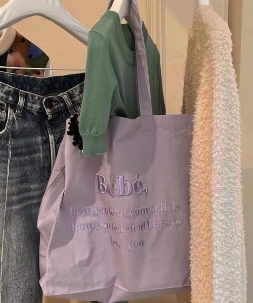 セール】Bebe刺繍トートバッグ（トートバッグ）｜LAC-VERT（ラック