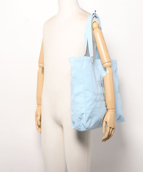 LAC-VERT（ラック・ヴェール）の「Bebe刺繍トートバッグ（トートバッグ・レディース・ベージュ/パープル/ピンク/ブルー・FREE）」の5枚目の写真