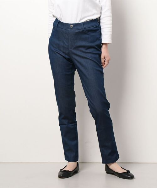 BELLUNA(ベルーナ)の「涼やか裏メッシュストレートパンツ 股下73cm(その他パンツ・レディース・ブルー系その他/ブラック/コーラル/ホワイト/ライトベージュ・LARGE/MEDIUM/X-LARGE)」の15枚目の写真
