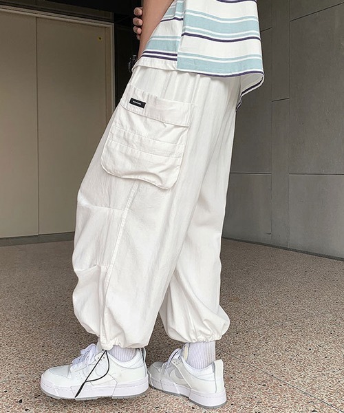 CORPUS TOKYO(コーパス トーキョー)の「Lazy Tokyo ワイドイージーカーゴパンツ(カーゴパンツ・メンズ・ブラック/ホワイト/カーキ・4/1/2/3)」の16枚目の写真