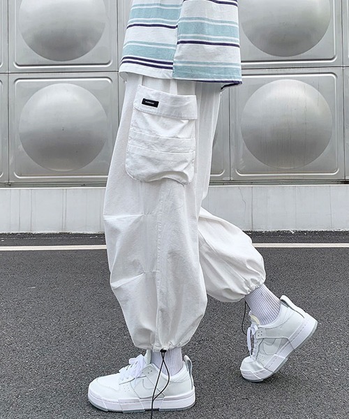 CORPUS TOKYO(コーパス トーキョー)の「Lazy Tokyo ワイドイージーカーゴパンツ(カーゴパンツ・メンズ・ブラック/ホワイト/カーキ・4/1/2/3)」の19枚目の写真