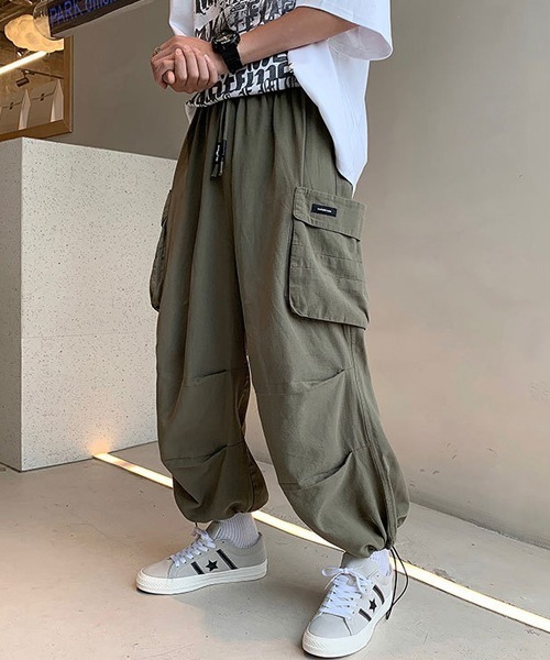 CORPUS TOKYO(コーパス トーキョー)の「Lazy Tokyo ワイドイージーカーゴパンツ(カーゴパンツ・メンズ・ブラック/ホワイト/カーキ・4/1/2/3)」の13枚目の写真