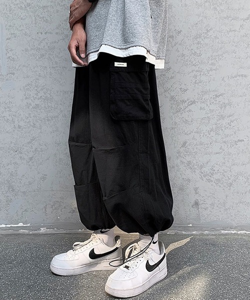 CORPUS TOKYO(コーパス トーキョー)の「Lazy Tokyo ワイドイージーカーゴパンツ(カーゴパンツ・メンズ・ブラック/ホワイト/カーキ・4/1/2/3)」の22枚目の写真