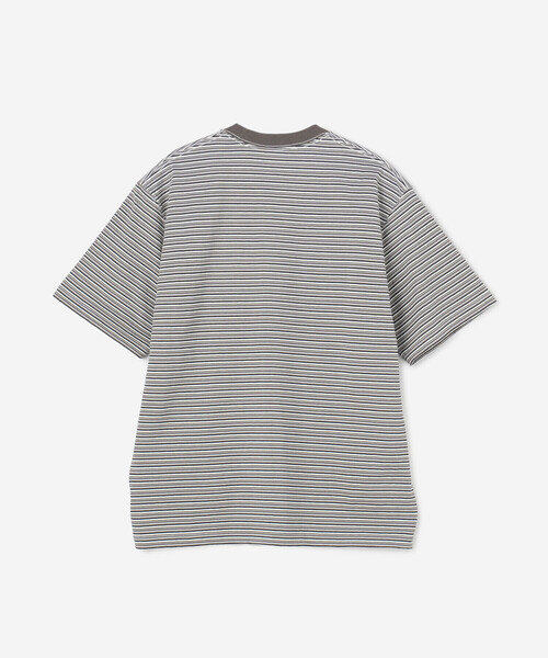 DANTON(ダントン)の「DANTON | コットンジャージー ポケットTシャツ STRIPE MEN(Tシャツ/カットソー・メンズ・A/B・42/44/38/40)」の3枚目の写真