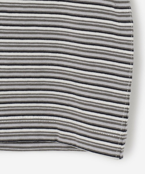DANTON(ダントン)の「DANTON | コットンジャージー ポケットTシャツ STRIPE MEN(Tシャツ/カットソー・メンズ・A/B・42/44/38/40)」の12枚目の写真