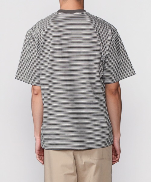 DANTON(ダントン)の「DANTON | コットンジャージー ポケットTシャツ STRIPE MEN(Tシャツ/カットソー・メンズ・A/B・42/44/38/40)」の7枚目の写真