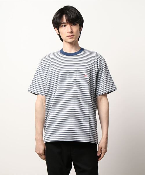 DANTON(ダントン)の「DANTON | コットンジャージー ポケットTシャツ STRIPE MEN(Tシャツ/カットソー・メンズ・A/B・42/44/38/40)」の15枚目の写真