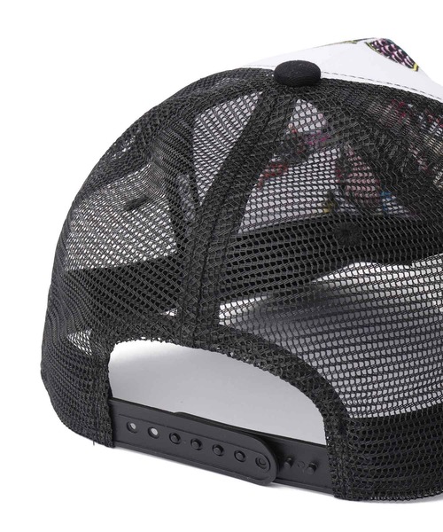 XLARGE（エクストララージ）の「FASCINATING SNAKE WOMAN MESH CAP（キャップ・メンズ・ホワイト/ブラック/マルチ・ONE SIZE）」の11枚目の写真