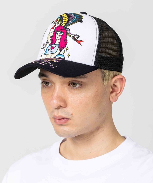 XLARGE（エクストララージ）の「FASCINATING SNAKE WOMAN MESH CAP