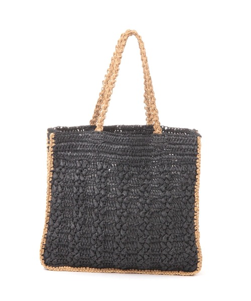 studio CLIP（スタディオクリップ）の「【kazumiさんコラボ】世界のトリップクローゼット かごバッグ（トートバッグ・レディース・イエロー/ブラック/ピンク・FREE）」の13枚目の写真