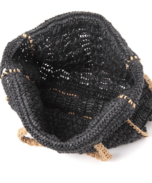 studio CLIP（スタディオクリップ）の「【kazumiさんコラボ】世界のトリップクローゼット かごバッグ（トートバッグ・レディース・イエロー/ブラック/ピンク・FREE）」の17枚目の写真