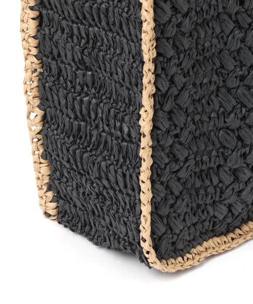 studio CLIP（スタディオクリップ）の「【kazumiさんコラボ】世界のトリップクローゼット かごバッグ（トートバッグ・レディース・イエロー/ブラック/ピンク・FREE）」の18枚目の写真