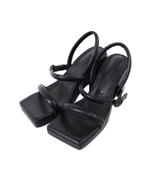 ACYM(アシーム)の「Pin strap square サンダル(サンダル・レディース・ホワイト/ブラック/ベージュ・SMALL/MEDIUM/LARGE)」の13枚目の写真
