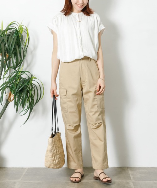 URBAN RESEARCH Sonny Label(アーバンリサーチサニーレーベル)の「テーパードカーゴパンツ(カーゴパンツ・レディース・ベージュ/カーキ/ネイビー・36/38)」の8枚目の写真