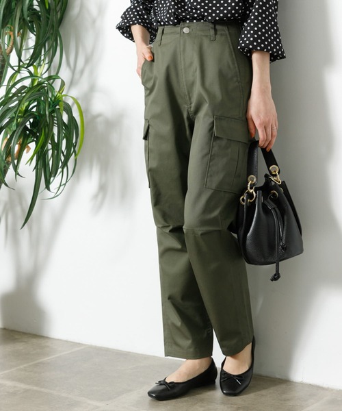 URBAN RESEARCH Sonny Label(アーバンリサーチサニーレーベル)の「テーパードカーゴパンツ(カーゴパンツ・レディース・ベージュ/カーキ/ネイビー・36/38)」の9枚目の写真