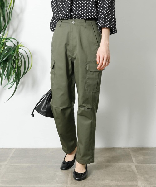 URBAN RESEARCH Sonny Label(アーバンリサーチサニーレーベル)の「テーパードカーゴパンツ(カーゴパンツ・レディース・ベージュ/カーキ/ネイビー・36/38)」の10枚目の写真