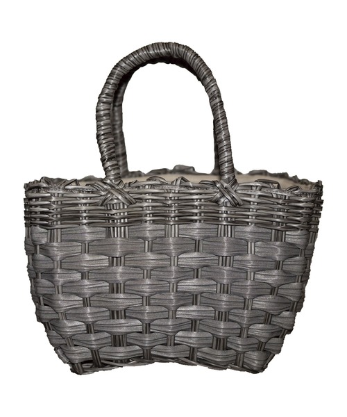  MAKE UP（メイクアップ）の「MAKE UP 軽量PEミニトートバックS/かごバッグ(巾着付)（トートバッグ・レディース・ダークブラウン/ベージュ/グレー/アイボリー・FREE）」の21枚目の写真