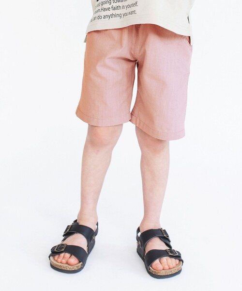 BRANSHES（ブランシェス）の「【やわらか / 綿100％】サマーソフトクロスハーフパンツ（その他パンツ・キッズ・パープル/ブラック/イエロー/サックスブルー/ピンク/グレー・120/90/100/110/130/140/150/160）」の21枚目の写真