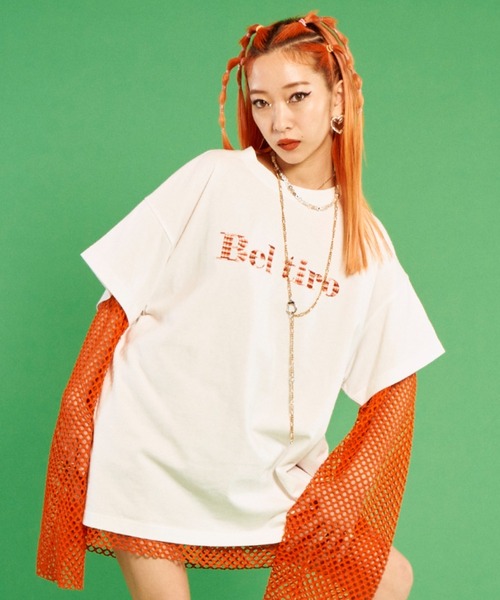 FILA（フィラ）の「FILA x jouetie TEE / フィラ x ジュエティ ティー 【SP】（Tシャツ/カットソー・レディース・オフホワイト/ブラック/ブルー・FREE）」の2枚目の写真