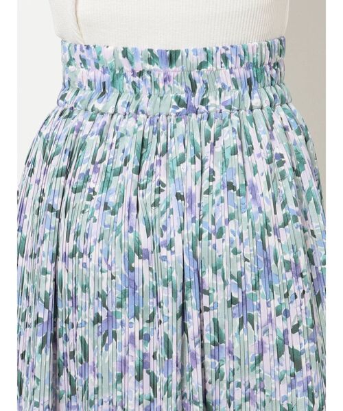 dazzlin（ダズリン）の「ランダムパターンロングスカート（スカート・レディース・オフホワイト/ブルー/グリーン・FREE）」の6枚目の写真