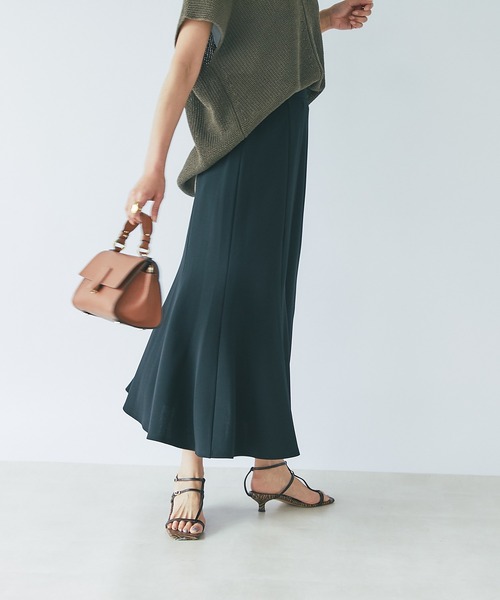 RIVE DROITE（リヴドロワ）の「カットジョーゼットマーメイドスカート（スカート・レディース・グリーン/ブラック・FREE）」の11枚目の写真