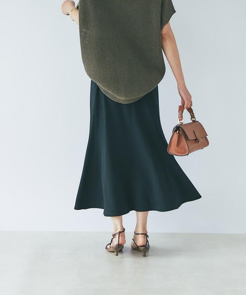RIVE DROITE（リヴドロワ）の「カットジョーゼットマーメイドスカート（スカート・レディース・グリーン/ブラック・FREE）」の12枚目の写真