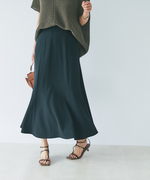 RIVE DROITE（リヴドロワ）の「カットジョーゼットマーメイドスカート（スカート・レディース・グリーン/ブラック・FREE）」の10枚目の写真