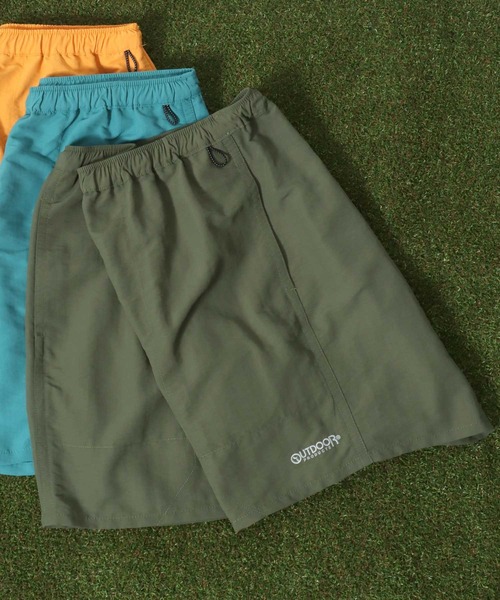 OUTDOOR PRODUCTS（アウトドアプロダクツ）の「OUTDOOR PRODUCTS（アウトドアプロダクツ）水陸両用バギーショーツ/ナイロンショーツ メンズ レディース（その他パンツ・メンズ・チャコールグレー/ブラック/パープル/ネイビー/オレンジ/グリーン/マスタード/モカ/ラベンダー/ライトイエロー/オリーブ/オレンジ系その他/エメラルド・LL/M/L）」の4枚目の写真