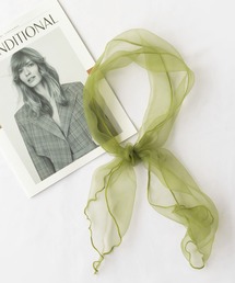 me+em select | 【 6色展開 】 シアーオーガンジーメロースカーフ(バンダナ/スカーフ)