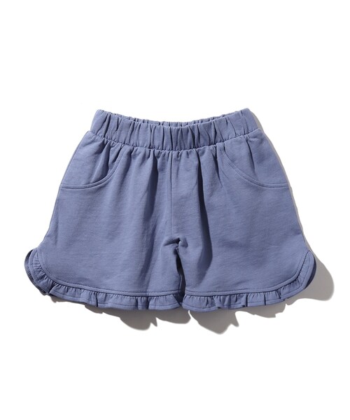 SHOO・LA・RUE(シューラルー)の「◆【90-130cm】インレイフリルショートパンツ(その他パンツ・キッズ・ネイビー系/ベビーピンク/アイボリー系/ライトパープル/ベージュ系その他3/ブルー/ブラック系1・10/12/09/11/13)」の1枚目の写真