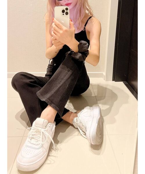 GYDA(ジェイダ)の「【TINY低身長さん向け】ハイウエスト フレアデニムパンツ(デニムパンツ・レディース・ブラック/ライトブルー/インディゴブルー・X-SMALL/SMALL/MEDIUM)」の19枚目の写真