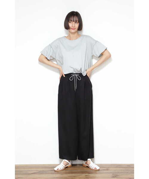 human woman(ヒューマンウーマン)の「◆≪arrive 5e≫ドロストリファロスパンツ(その他パンツ・レディース・ブラック/カーキ・MEDIUM)」の21枚目の写真