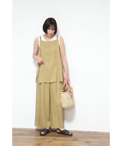 human woman(ヒューマンウーマン)の「◆≪arrive 5e≫ドロストリファロスパンツ(その他パンツ・レディース・ブラック/カーキ・MEDIUM)」の19枚目の写真