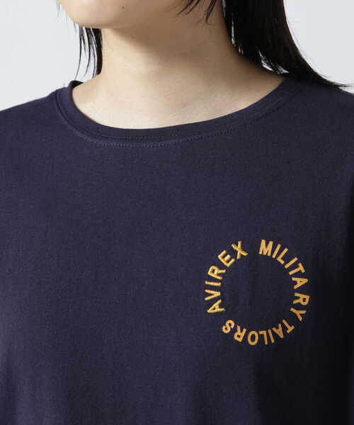 AVIREX(アヴィレックス)の「【WEB&DEPOT限定】PENNANT PRINT TUNIC ONEPIECE/ ペナントプリントチュニックワンピース(ワンピース・レディース・グリーン/アイボリー/ネイビー・FREE)」の7枚目の写真