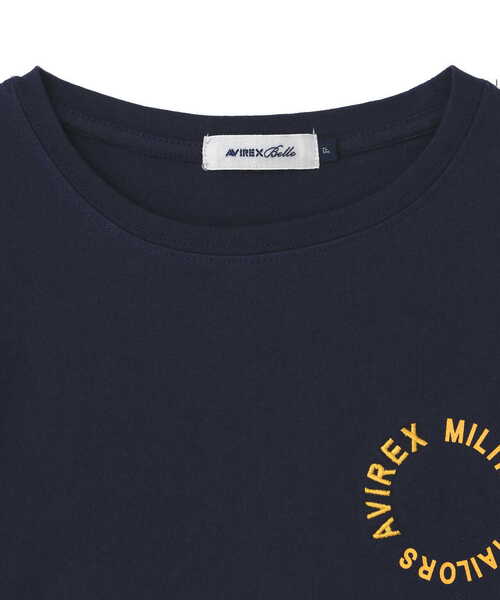 AVIREX(アヴィレックス)の「【WEB&DEPOT限定】PENNANT PRINT TUNIC ONEPIECE/ ペナントプリントチュニックワンピース(ワンピース・レディース・グリーン/アイボリー/ネイビー・FREE)」の11枚目の写真