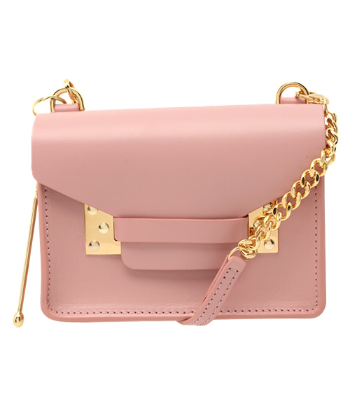 Sophie Hulme(ソフィーヒュルム)の「SOPHIE HULME ナノエンベロープショルダーバック(ショルダーバッグ・レディース・ブラック/ライトピンク/エンジ・FREE)」の21枚目の写真