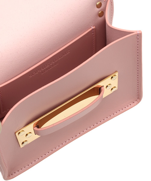 Sophie Hulme(ソフィーヒュルム)の「SOPHIE HULME ナノエンベロープショルダーバック(ショルダーバッグ・レディース・ブラック/ライトピンク/エンジ・FREE)」の18枚目の写真