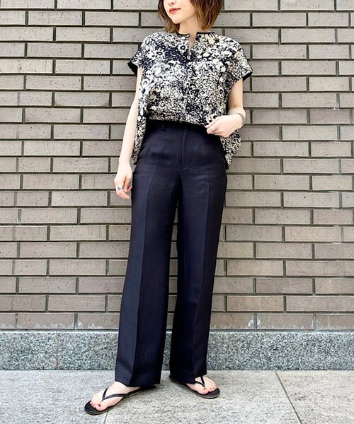 SHIPS（シップス）の「Primary NavyLabel:〈手洗い可能〉リネン 