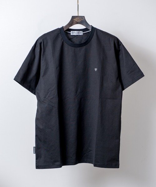 Buffalo Bobs(バッファローボブズ)の「RUFFLED ROSE(ラッフルド ローズ)クルーネック ロゴ Tシャツ(Tシャツ/カットソー・メンズ・ホワイト/ブラック/ブルー系その他・1-2/2-3/3-4)」の9枚目の写真