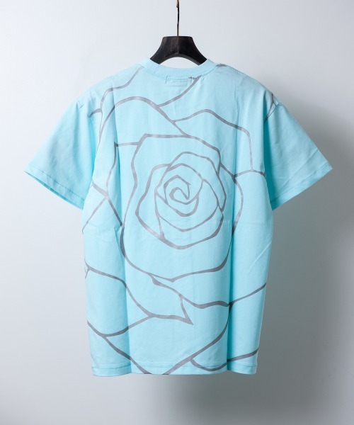 Buffalo Bobs(バッファローボブズ)の「RUFFLED ROSE(ラッフルド ローズ)クルーネック ロゴ Tシャツ(Tシャツ/カットソー・メンズ・ホワイト/ブラック/ブルー系その他・1-2/2-3/3-4)」の15枚目の写真
