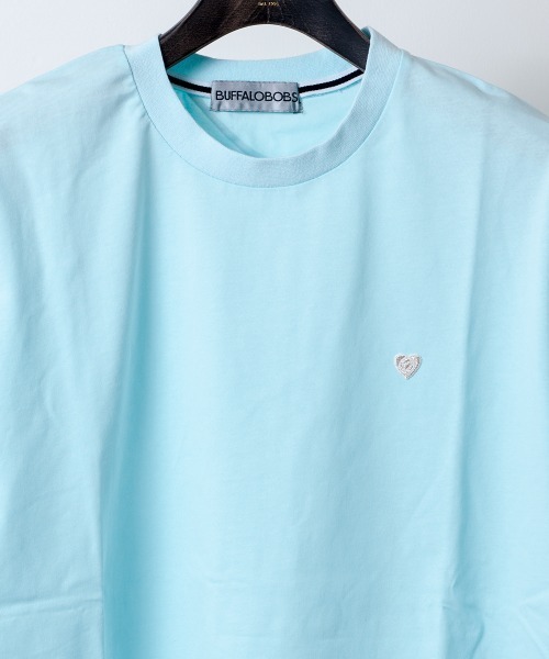 Buffalo Bobs(バッファローボブズ)の「RUFFLED ROSE(ラッフルド ローズ)クルーネック ロゴ Tシャツ(Tシャツ/カットソー・メンズ・ホワイト/ブラック/ブルー系その他・1-2/2-3/3-4)」の16枚目の写真